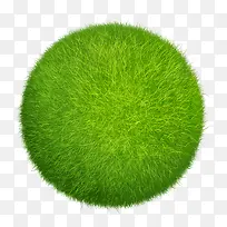 绿色创意树叶圆形