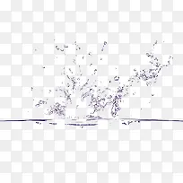 素材撞水滴