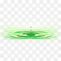 绿色环保水滴装饰