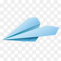 淡蓝色纸飞机