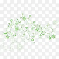 漂浮花瓣气泡简洁大方树叶树丛