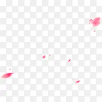 花瓣粉红花瓣彩绘花瓣漂浮