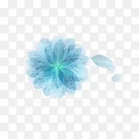 唯美半透明花瓣抽象花型