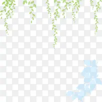 绿色现代节日装饰