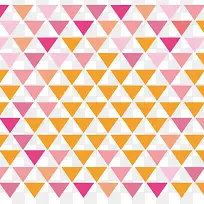 黄色粉色三角形花纹