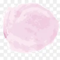 粉色水彩墨迹
