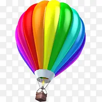 彩色气球热气球素材