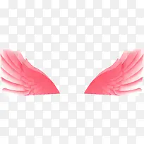 粉色梦幻翅膀海报