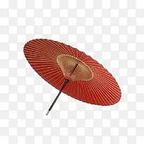 复古红色雨伞造型