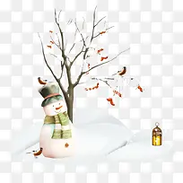 雪人雪景