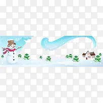 矢量圣诞节雪人