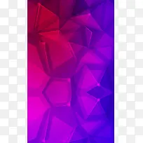 紫粉色渐变三角形壁纸