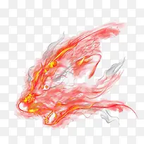 红色的炫光