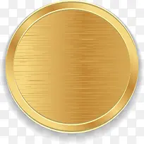 金色线条圆圈