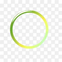 渐变绿色圆环
