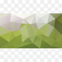 白绿色渐变三角形