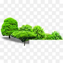 创意高清绿色大树素材
