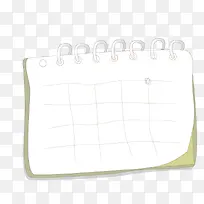 矢量手绘日历