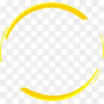 一个黄色的循环标志
