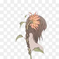 插画女孩