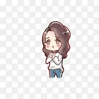 可爱小女孩