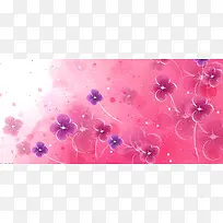 浪漫花朵背景