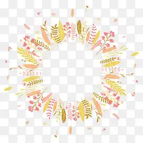 唯美花环