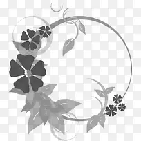 花卉素材线描花草