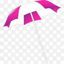 粉色条纹创意雨伞