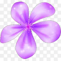 紫色梦幻手绘创意花朵