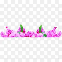 紫色卡通花朵植物设计母亲节