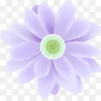 紫色梦幻艺术花朵装饰