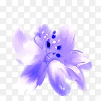 紫色唯美花朵设计