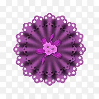 紫色鲜花装饰