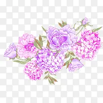 紫色创意花朵婚礼