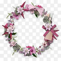 花卉边框矢量图素材ps花卉边框