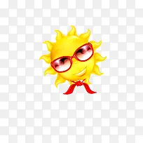 手绘卡通太阳