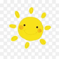 黄色小太阳装饰