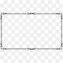传统花边边框素材