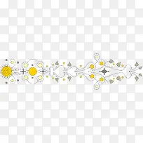 传统花边角花底纹素材
