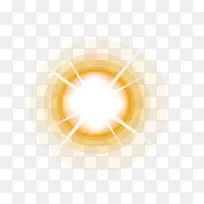 矢量素材图案太阳光圈光晕