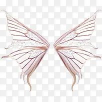 粉色蝴蝶翅膀PNG素材