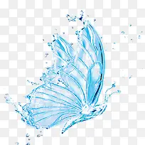 水蝴蝶素材创意