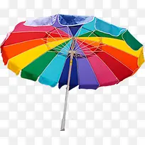 彩色巨形遮阳伞