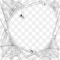 矢量蜘蛛和蜘蛛网设计素材