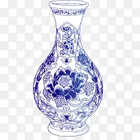 青花瓷矢量