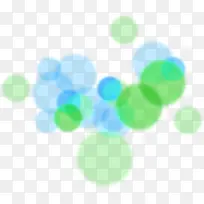 端午节蓝色圆点绿色圆球
