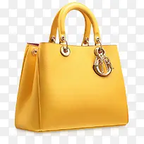 女生黄色手提包