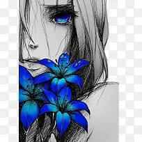 唯美插画