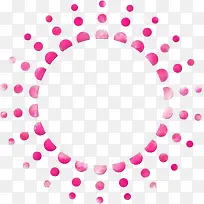 粉色装饰圆环
